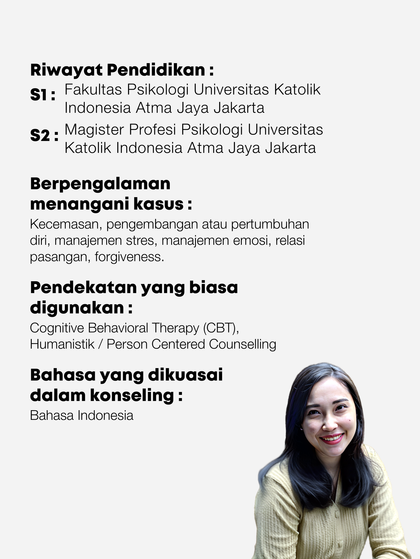 Prita Pradipta, M. Psi., Psikolog